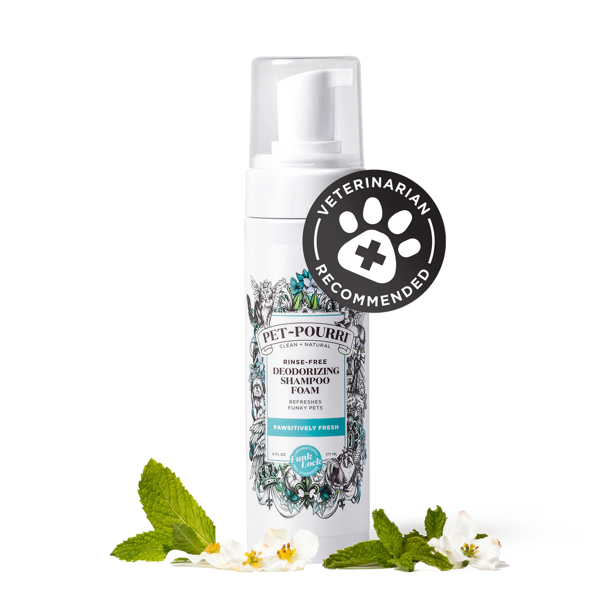Rinse-Free Deodorizing Shampoo