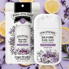 Lavender Vanilla Pocket Sprayer - Poo~Pourri Toilet Spray